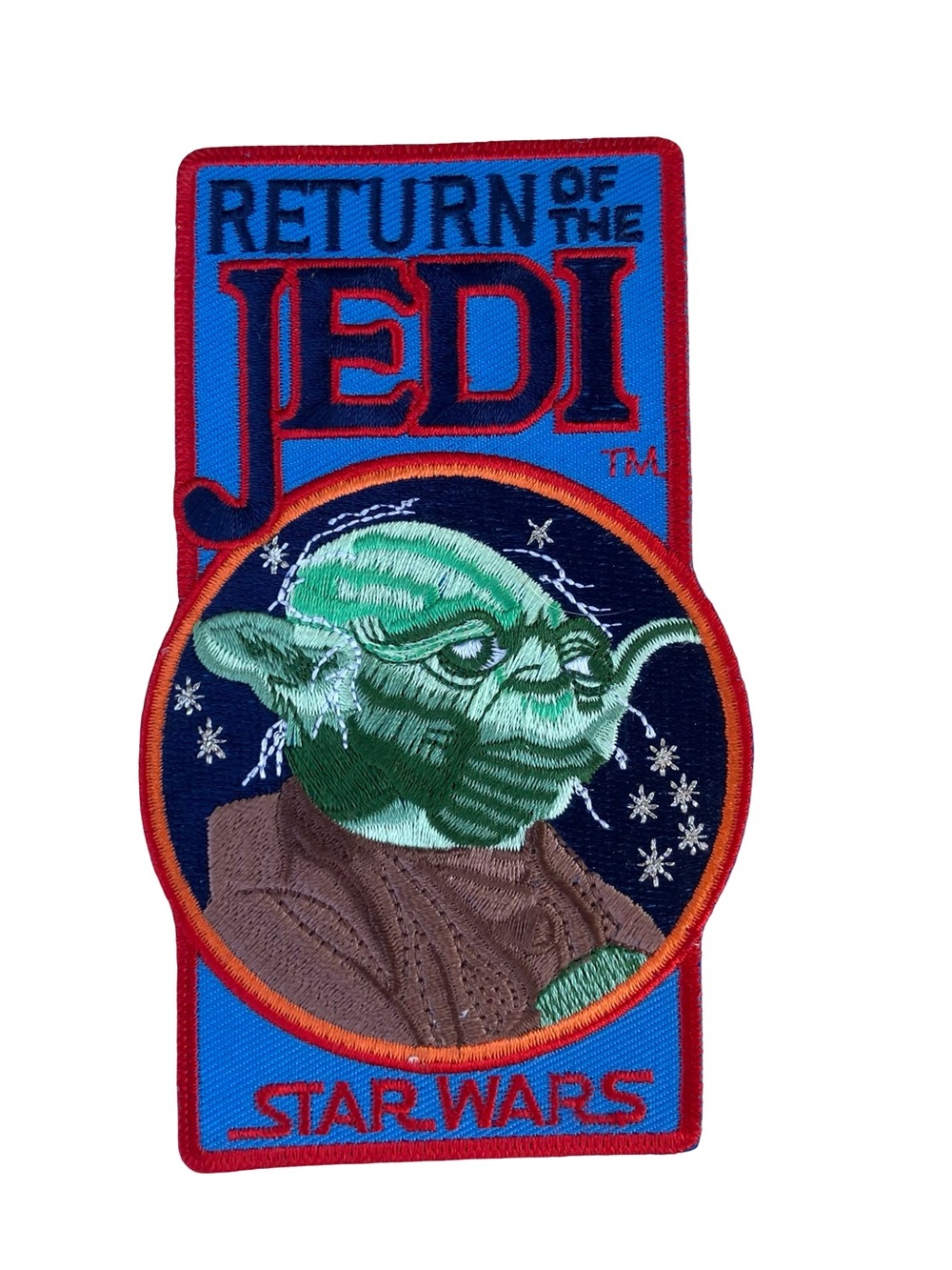 NEW Star Wars Revenge Of The Jedi Patch Yoda 5”x3” Throwback Retro Film Iron On